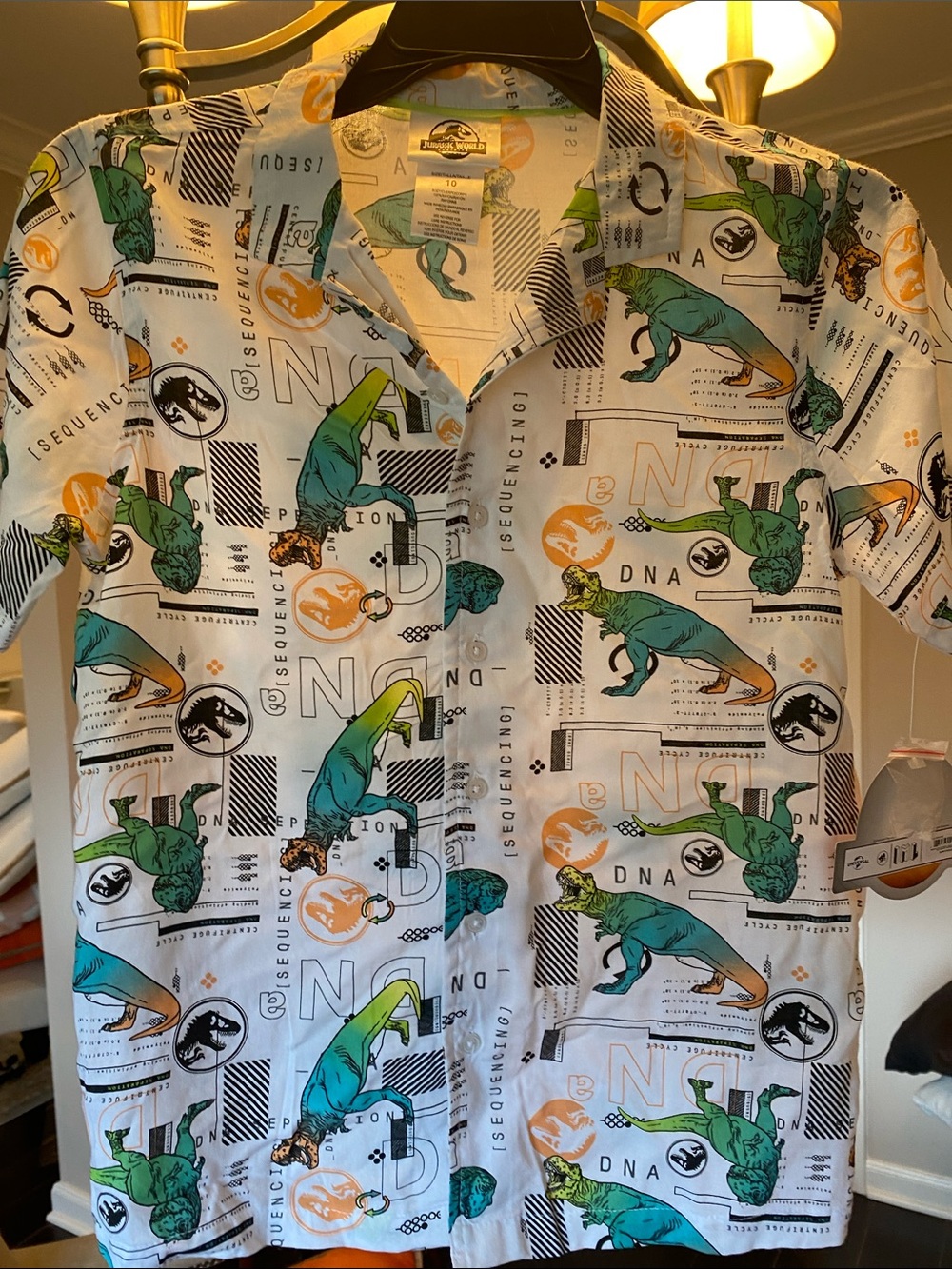 Jurassic World Dinosaur 🦖 shirt size 10 NWT